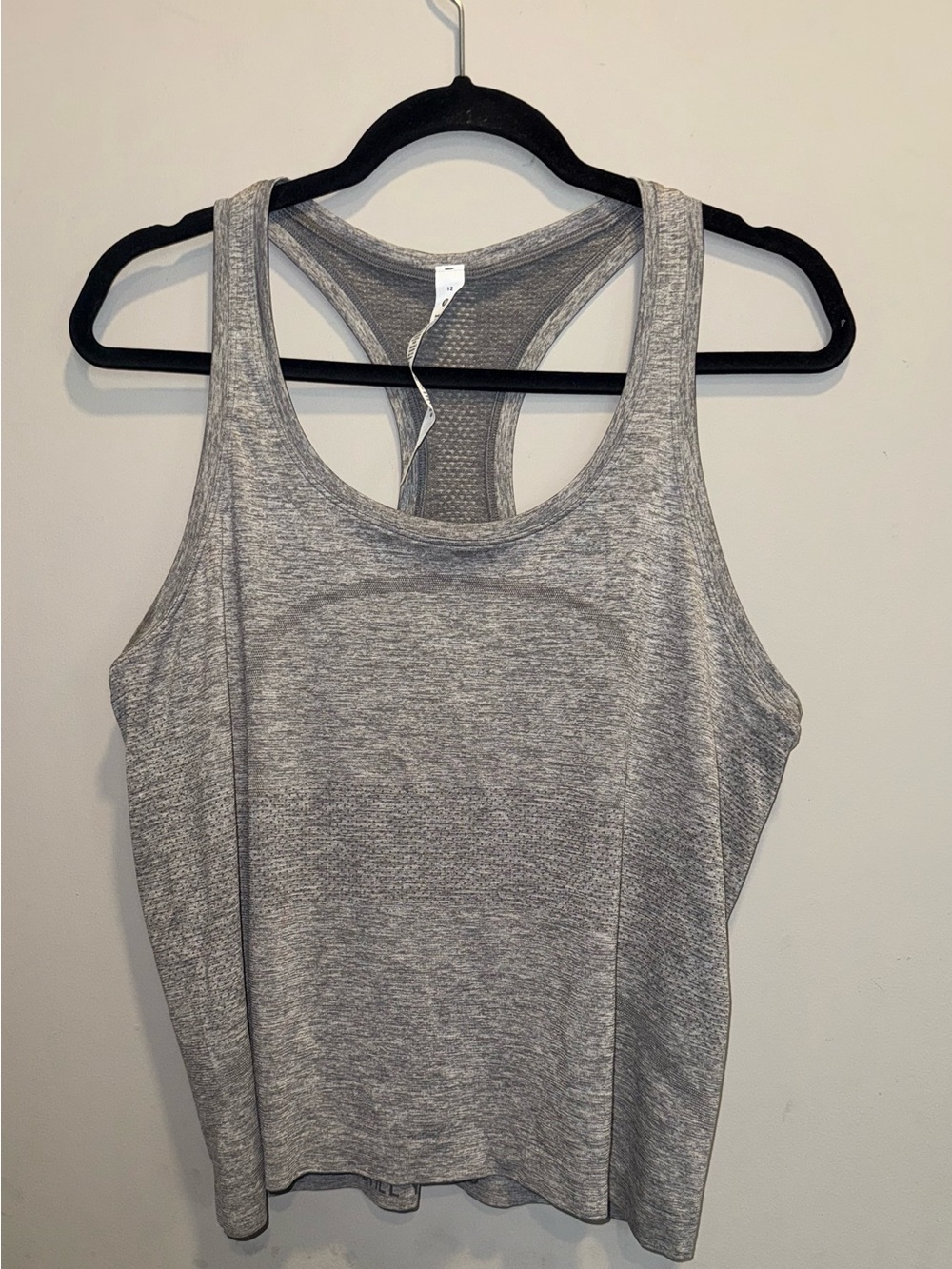 lululemon athletica Heather Gray Racerback Tank